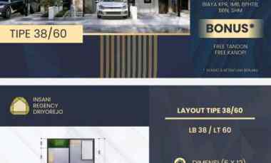 Dijual Rumah 400 jutaan di Insani Regency Driyorejo