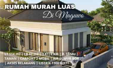 Rumah Murah Tanah Luas Promo Harga 700 Jutaan dekat Stasion Maguwo