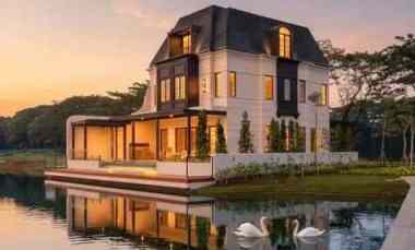 Allegra Casa DeLago Lake Front Lippo Cikarang Rumah Premium Tepi Danau