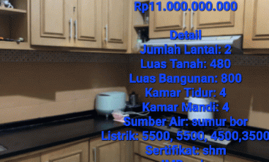 Rumah Mewah 3 Lantai Tempat Usaha, Mainroad Arcamanik, Bandung