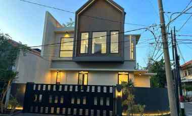 Babatan Pantai Desain Scandinavian With Rooftop Garden Row 3 Mobil