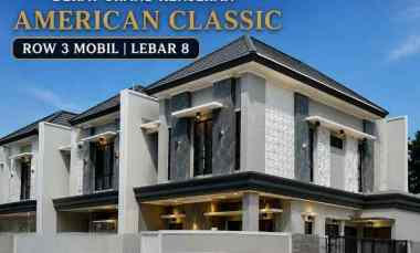 Rumah American Classic Row 3 Mobil Babatan Pantai dekat Grand Kenjeran