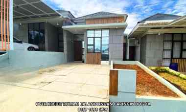 Over Kredit 63 JT dekat Tol Caringin Bogor di Villa Ciherang Indah LT120