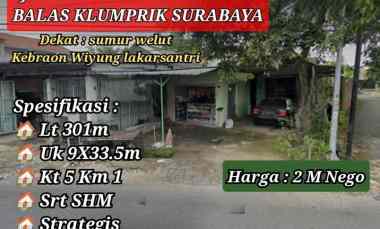 Rumah Usaha Raya Bangkingan Balas Klumprik Kec Lakarsantri Surabaya