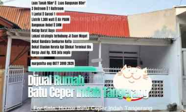 Rumah Dijual di Batu Ceper Indah Tangerang
