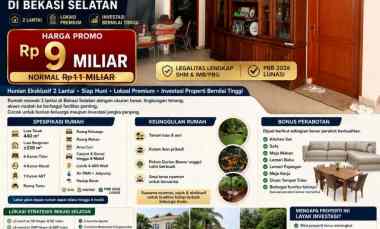 Investasi Rumah Ready Stock di Bekasi Selatan Siap Huni dekat Tol