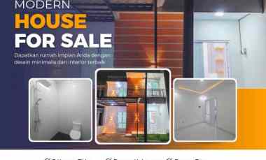 Dijual Murah Rumah Baru 2,5 Lantai di Benda Baru, Pamulang, Tanggerang