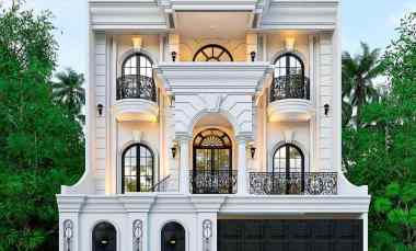 Rumah American Classic Plus Kolam Renang di Ciganjur Jagakarsa