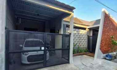 Rumah Dijual Bendul Merisi Surabaya Full Furnished Industrial Concept