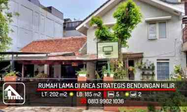 Rumah Lama di Area Bendungan Hillir, Jakarta Pusat