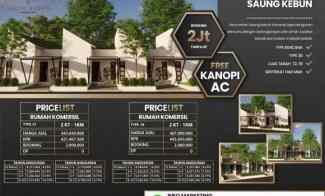 Perumahan Komersil Saung Kebun Strategis Bebas Banjir di Majalaya