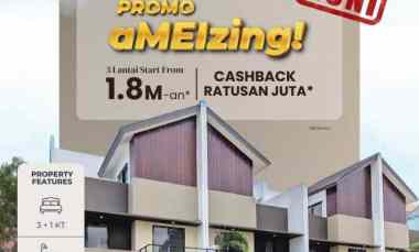 Jual Rumah Baru Siap Huni 3 Lantai di Bintaro Jurangmangu