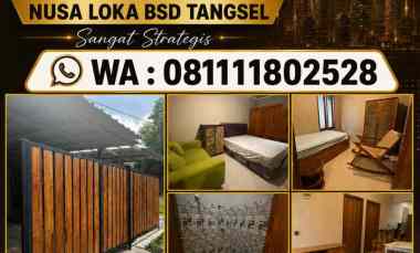 Dijual Rumah Fully Furnished di Nusa Loka Bsd City Tangerang Selatan