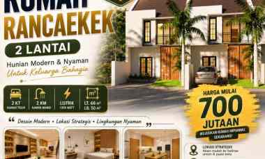 Rumah Cluster Strategis Rancaekek Siap Huni, Bayar Mudah
