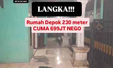 LUAS 230 meter Jual Murah Cepat Rumah di Depok Akses Mobil