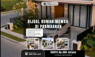 Rumah Tanah Luas di Prambanan Bhumi Tanjung Sari, Nyaman Prospek