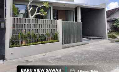 Rumah Baru 3 Kamar View Sawah di Purwomartani, Sleman 2,9 km ke jl. J