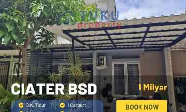 Rumah Dijual di Ciater bsd serpong pamulang