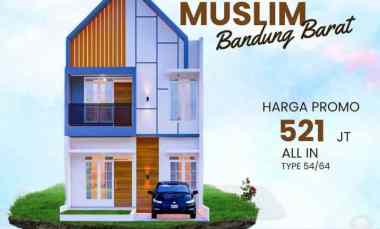 Rumah hanya 3km ke Stasiun Kereta Cepat Padalarang di Ngamprah Bandung