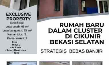 dijual rumah cikunir bekasi selatan