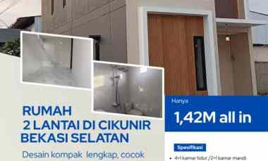 dijual rumah cikunir bekasi selatan