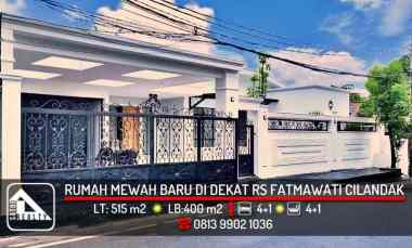 Rumah Mewah Brand New di Area Cilandak dekat RS Fatmawati Tol Desari