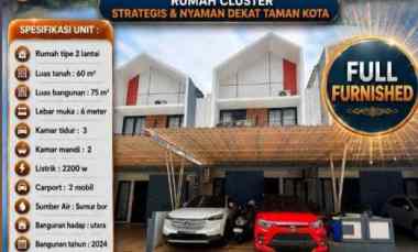 Dijual Rumah Second Terawat Bonus Furniture di Cilangkap Jakarta Timur