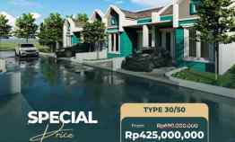 Perumahan Cimanggis Desain Custom Fasilitas Banyak 400 jutaan