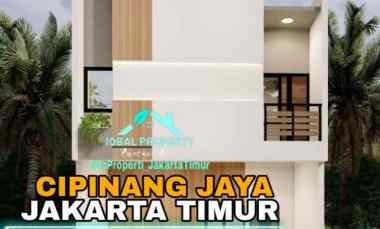 Dijual Rumah Baru On Progres di Cipinang Jaya Jakarta Timur