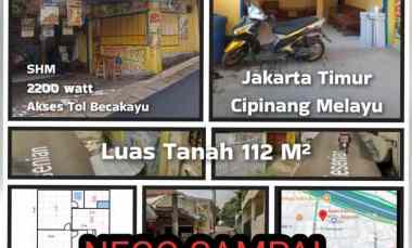 Dijual Rumah Strategis di Cipinang Melayu, Jakarta Timur