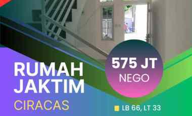 Rumah Jaktim Ciracas 2 Lantai Terbaru Harga Terjangkau Unit Terbatas