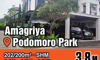 Dijual Rumah Siap Huni Hook di Cluster Amagriya Podomoro Park
