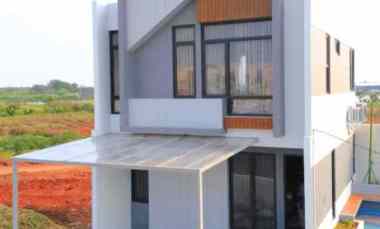 Rumah 2 lantai 6x11 66m Type 3KT Cluster Nismara HI Harapan Indah