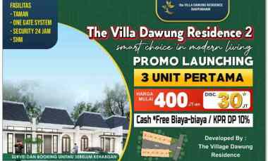 Dijual Rumah Cluster One Gate di Banyumanik Semarang