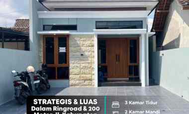 Rumah Luas dalam Ringroad Jogja Cuma 200 meter ke jl Kabupaten Sleman