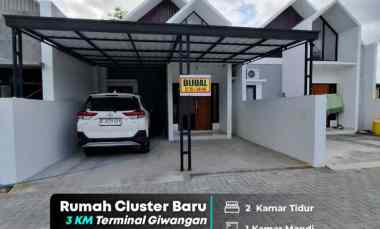 Rumah Baru dalam Cluster Cuma 3 km ke Terminal Giwangan Free Pajak dll
