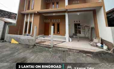 Rumah Baru 2 Lantai dalam Ringroad 1,3 km dekat Kampus Umy Alma Ata
