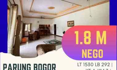 Rumah Bagus Luas Strategis Semi-furnished di Parung Bogor