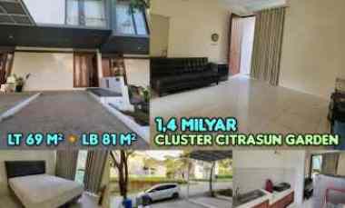 Dijual Rumah di Cluster Citra Sungarden Semarang