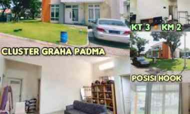 dijual rumah di cluster graha padma semarang