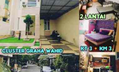 dijual rumah di cluster graha wahid semarang
