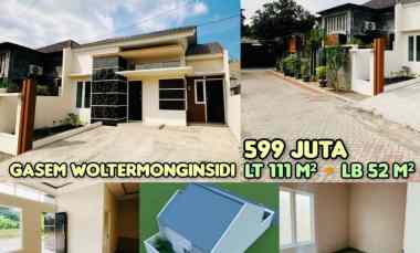 Dijual Rumah di Gasem Wulung Wolermongensidi Semarang