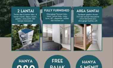 Rumah Kosan Dijual di Dramaga Bogor, 7 menit ke IPB Dramaga