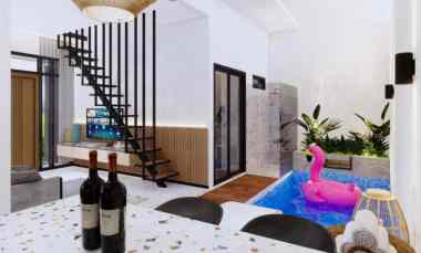 Rumah Modern Scandinavian dengan Private Pool Eksklusif Nyaman