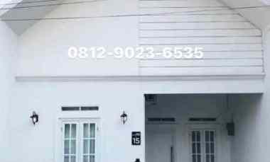 Rumah Strategis Full Furnished Jual Murah Desain Kekinian