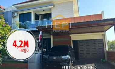 dijual rumah full furnished di graha padma semarang