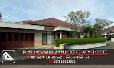 Rumah Dijual di Gandaria Selatan, Cilandak, Jakarta Selatan
