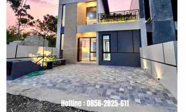 Rumah Modern Mezanine Cluster One Gate System di Giripeni Wates