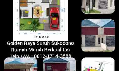 Rumah Dijual di Sukodono Sidoarjo Golden Raya Suruh