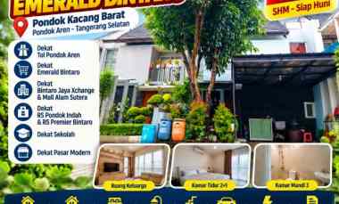 Rumah Dijual dekat Emerald Bintaro Pondok Kacang Barat, SHM